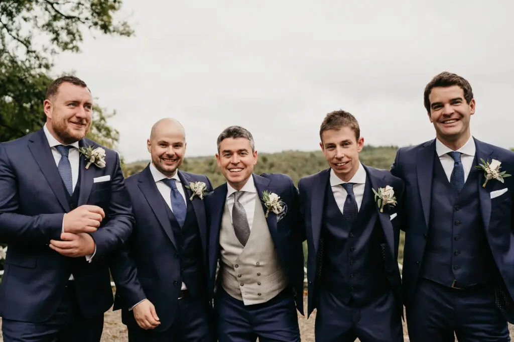 Semi Formal Wedding Suits for Grooms and Groomsmen - Blue Semi Formal Suits
