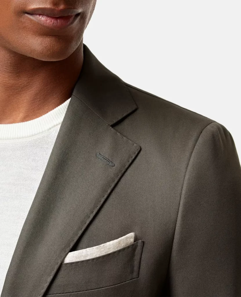 showing what a notch lapel is