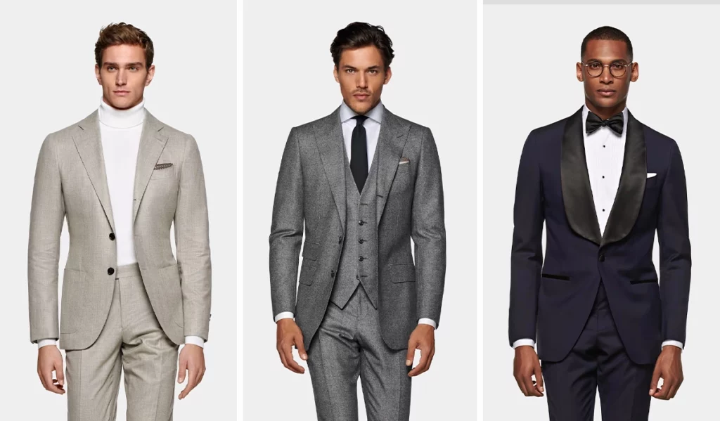 Suit-Lapels-Comparison-showing-the-different-lapel-types-on-suits