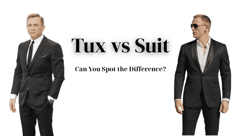 Tuxedo Suit Type - Showing the Difference between suit types like tuxedo and suit