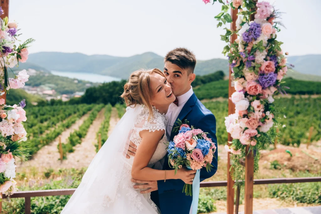 Summer Wedding Attire for Men - Showing Lightweight Blue Semi-Formal Wedding Suit